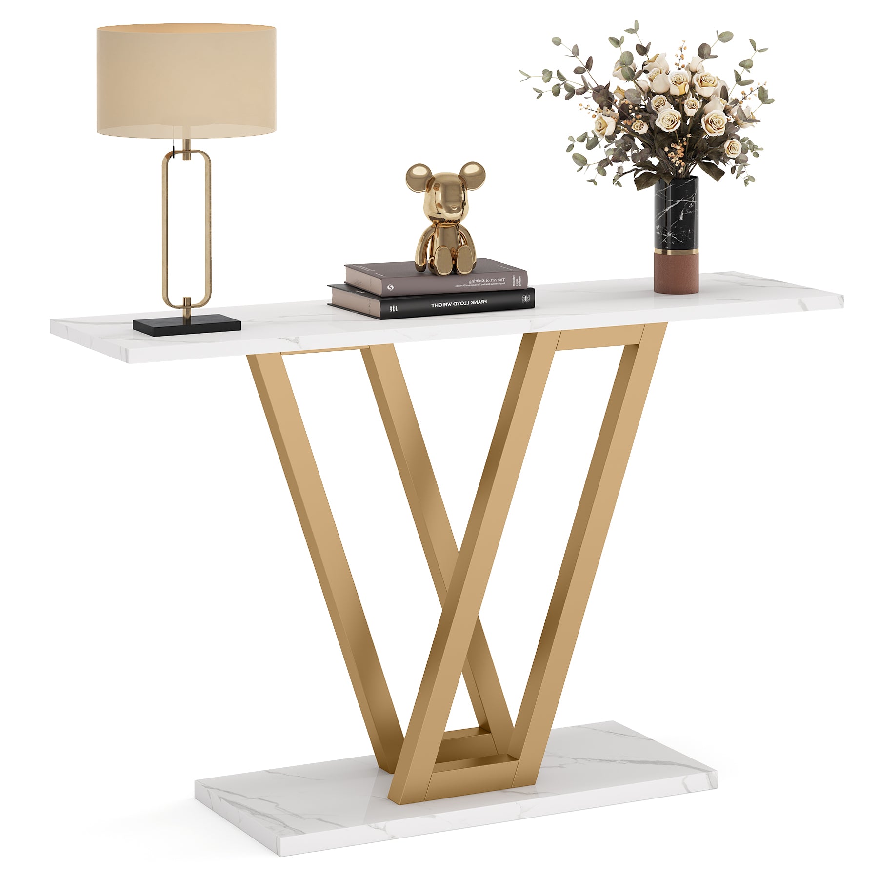 43 Inch Console Table Entryway Table